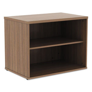 Alera Open Office Low Storage Cabinet Credenza, 29 1/2 X 19 1/8x 22 7/8, Walnut