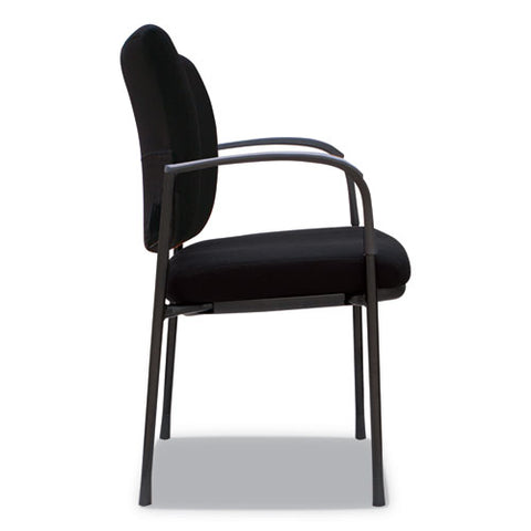 Image of Alera Iv Series Guest Chairs, 24.80'' X 22.83'' X 32.28'', Black Seat/black Back, Black Base, 2/carton