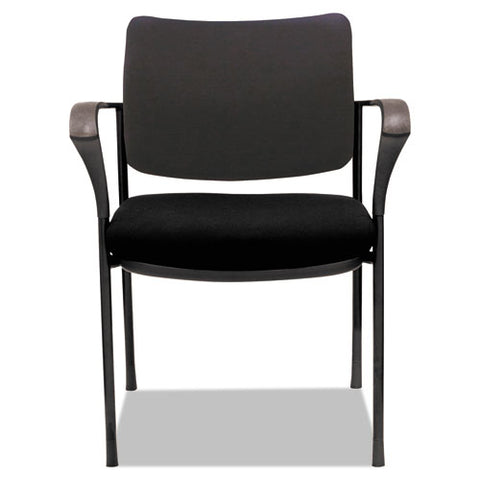 Image of Alera Iv Series Guest Chairs, 24.80'' X 22.83'' X 32.28'', Black Seat/black Back, Black Base, 2/carton