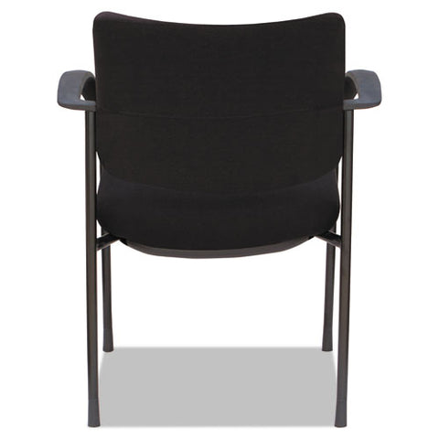 Image of Alera Iv Series Guest Chairs, 24.80'' X 22.83'' X 32.28'', Black Seat/black Back, Black Base, 2/carton