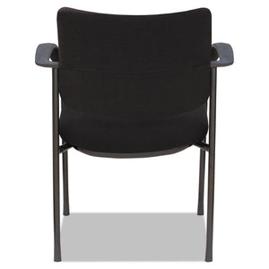 Alera Iv Series Guest Chairs, 24.80'' X 22.83'' X 32.28'', Black Seat/black Back, Black Base, 2/carton