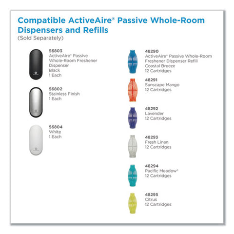 Image of Activeaire Passive Whole-room Freshener, Coastal Breeze, Gel, 12/carton