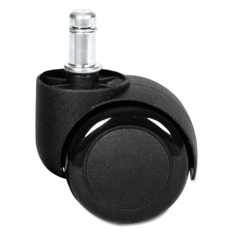 Image of Dual Wheel Hooded Casters, B Stem, 2" Caster, Black