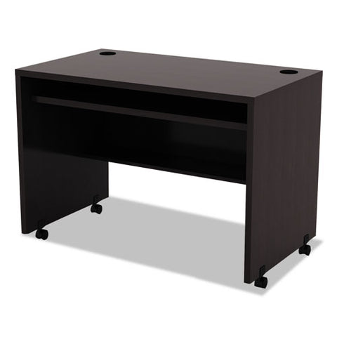 Image of Alera Valencia Series Mobile Workstation Desk, 41.38w X 23.63d X 30h, Espresso