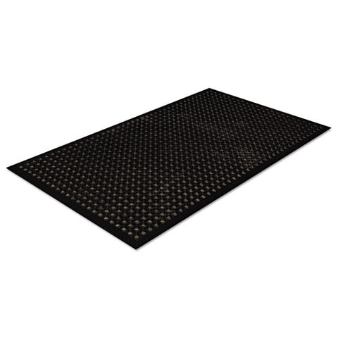 Image of Safewalk-light Drainage Safety Mat, Rubber, 36 X 60, Black