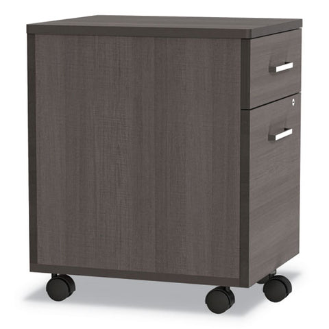 Image of Trento Line Mobile Pedestal File, 16.5w X 19.75d X 23.63h, Box/file Drawer, Mocha