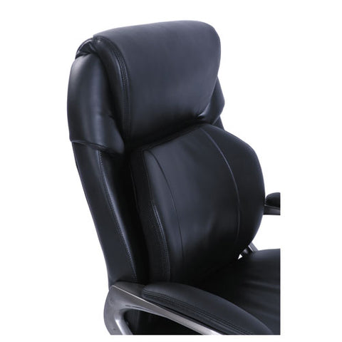 Image of Cosset Big And Tall Executive Chair, Supports Up To 400 Lbs., Black Seat/black Back, Slate Base