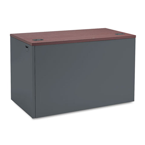 Image of 38000 Series Flush Return, Right, 48w X 24d X 29-1/2h, Mahogany/charcoal