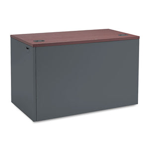 38000 Series Flush Return, Right, 48w X 24d X 29-1/2h, Mahogany/charcoal