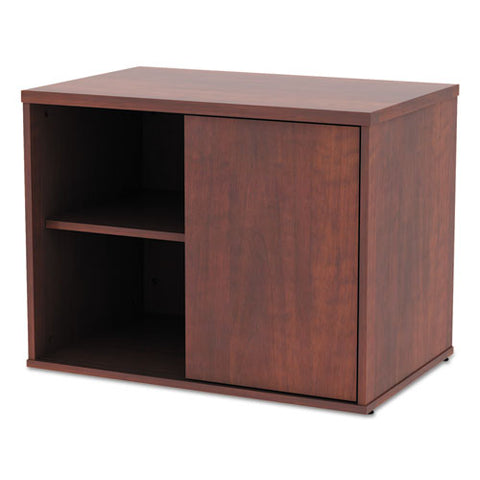 Image of Alera Open Office Low Storage Cabinet Credenza, 29 1/2 X 19 1/8x 22 7/8, Cherry