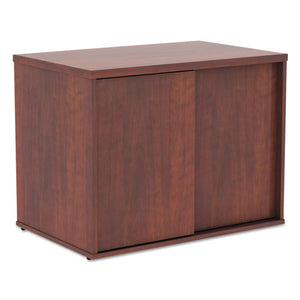 Alera Open Office Low Storage Cabinet Credenza, 29 1/2 X 19 1/8x 22 7/8, Cherry