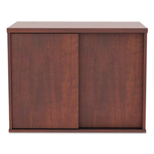 Alera Open Office Low Storage Cabinet Credenza, 29 1/2 X 19 1/8x 22 7/8, Cherry