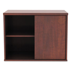 Alera Open Office Low Storage Cabinet Credenza, 29 1/2 X 19 1/8x 22 7/8, Cherry