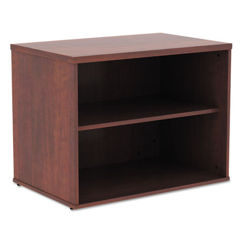 Image of Alera Open Office Low Storage Cabinet Credenza, 29 1/2 X 19 1/8x 22 7/8, Cherry