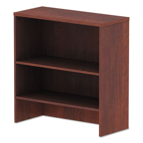 Image of Alera Valencia Series Hutch, 34.13w X 15d X 35.38h, Medium Cherry