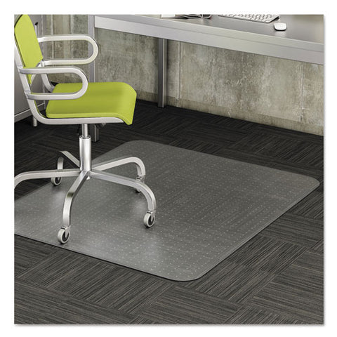 Image of Duramat Moderate Use Chair Mat, Low Pile Carpet, Roll, 46 X 60, Rectangle, Clear