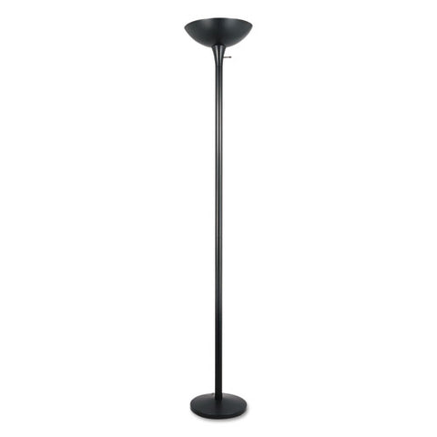 Image of Torchier Floor Lamp, 12.5"w X 12.5"d X 72"h, Matte Black