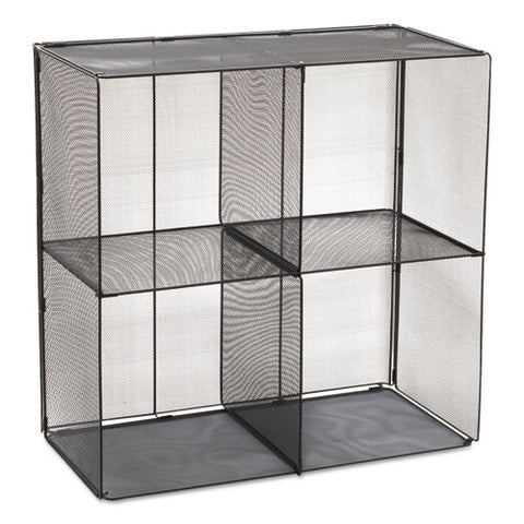 Image of Onyx Mesh Cube, 28.5w X 14.5d X 28.5h, Black