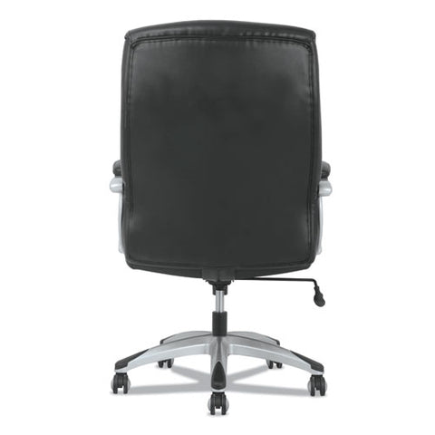 Image of 3-forty-one Big And Tall Chair, Supports Up To 400 Lbs., Black Seat/black Back, Aluminum Base