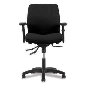 Network Mid-back Task Chair, Supports Up To 250 Lbs., Black Seat/black Back, Black Base