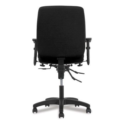 Image of Network Mid-back Task Chair, Supports Up To 250 Lbs., Black Seat/black Back, Black Base