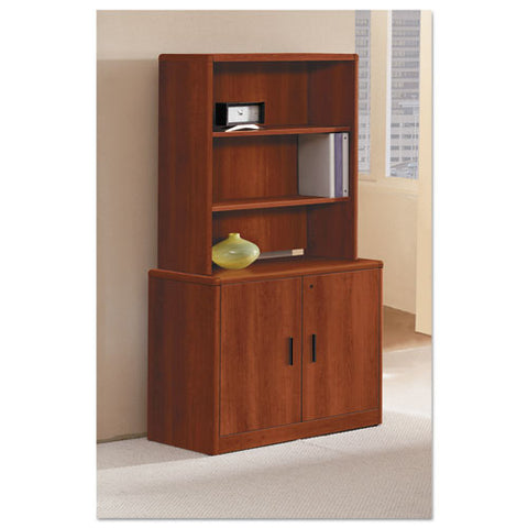 Image of 10700 Series Locking Storage Cabinet, 36w X 20d X 29 1/2h, Cognac