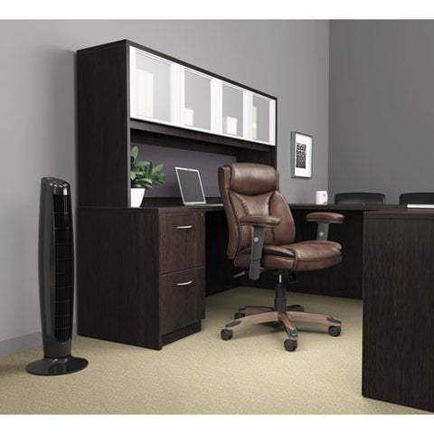 Image of Alera Valencia Series Straight Front Desk Shell, 71w X 35.5d X 29.63h, Espresso