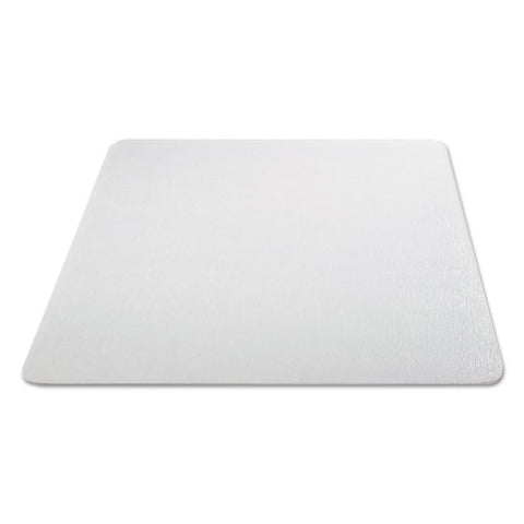 Image of All Day Use Non-studded Chair Mat For Hard Floors, 46 X 60, Rectangular, Clear