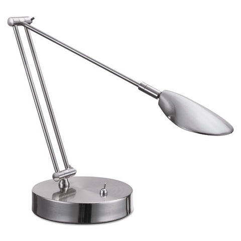 Image of Adjustable Led Task Lamp With Usb Port, 11"w X 6.25"d X 26"h, Brushed Nickel