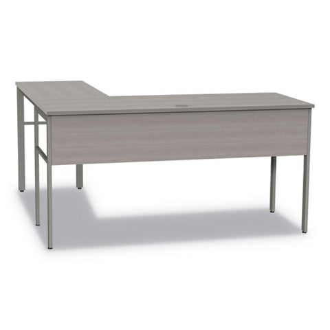 Image of Urban Desk Workstation, 59w X 59d X 29.5h, Ash