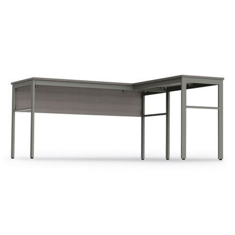 Image of Urban Desk Workstation, 59w X 59d X 29.5h, Ash