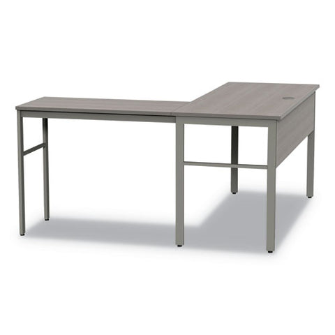 Image of Urban Desk Workstation, 59w X 59d X 29.5h, Ash