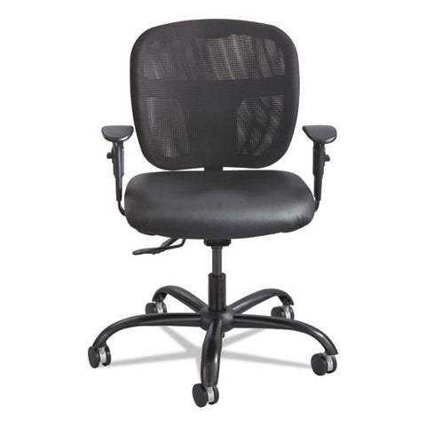 Image of Vue Intensive-use Mesh Task Chair, Supports Up To 500 Lbs., Black Seat/black Back, Black Base