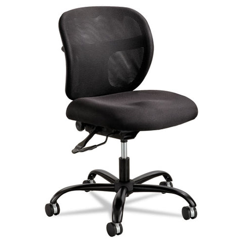 Image of Vue Intensive-use Mesh Task Chair, Supports Up To 500 Lbs., Black Seat/black Back, Black Base