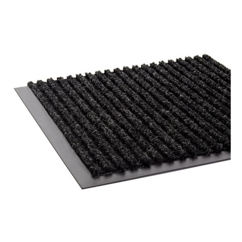 Image of Needle Rib Wipe And Scrape Mat, Polypropylene, 36 X 60, Charcoal