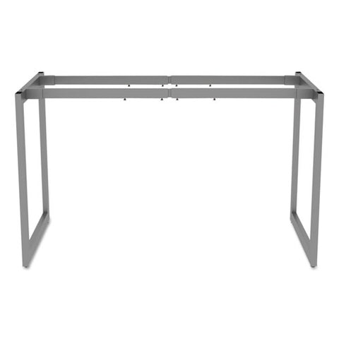 Image of Alera Open Office Desk Series Adjustable O-leg Desk Base, 24" Deep, Silver