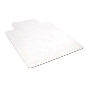 Economat All Day Use Chair Mat For Hard Floors, 45 X 53, Wide Lipped, Clear