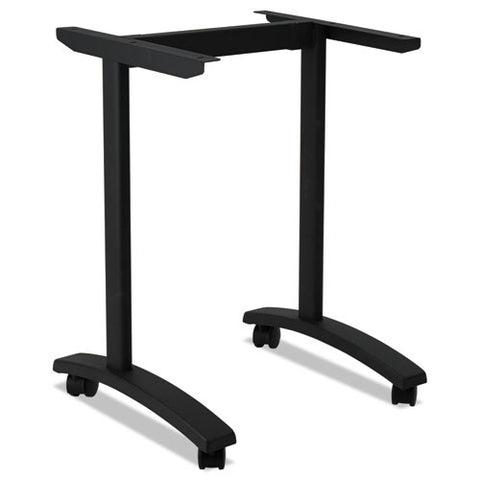 Image of Alera Valencia Series Training Table T-leg Base, 24 1/2w X 19 3/4d X 28 1/2h, Black