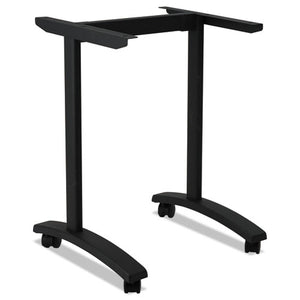 Alera Valencia Series Training Table T-leg Base, 24 1/2w X 19 3/4d X 28 1/2h, Black