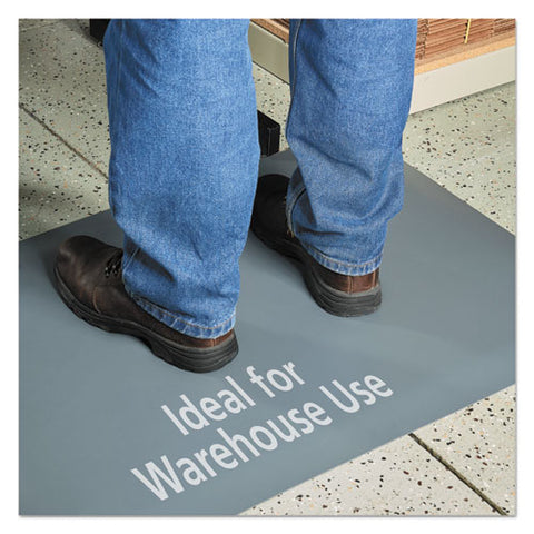 Image of Pro Top Anti-fatigue Mat, Pvc Foam/solid Pvc, 24 X 36, Gray