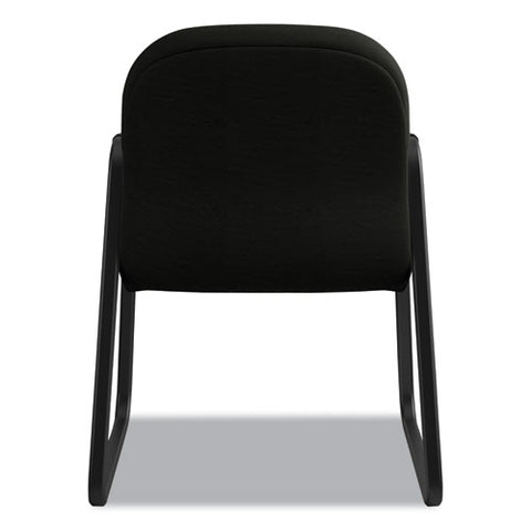 Image of Pillow-soft 2090 Series Guest Arm Chair, 31.25" X 35.75" X 36", Black Seat/black Back, Black Base