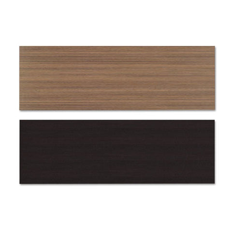 Image of Reversible Laminate Table Top, Rectangular, 71 1/2w X 23 5/8d, Espresso/walnut