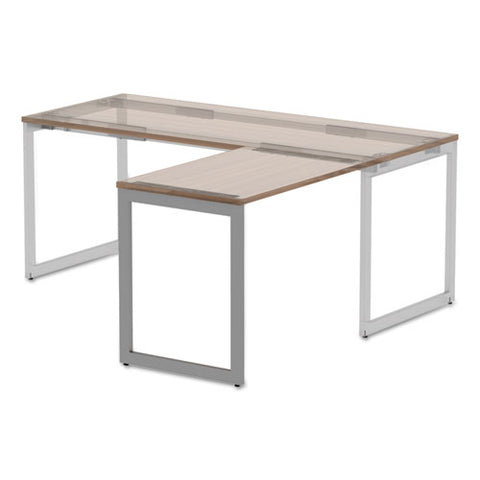 Image of Alera Open Office Series O-leg Return Base, Fully Adjustable, 23 3/8" X 28 1/2"