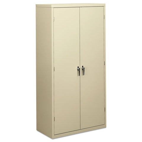 Image of Assembled Storage Cabinet, 36w X 18 1/8d X 71 3/4h, Putty