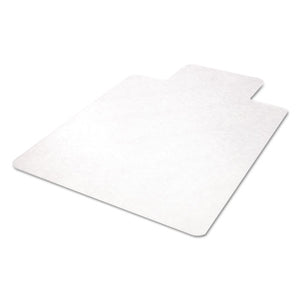 Economat All Day Use Chair Mat For Hard Floors, 36 X 48, Lipped, Clear