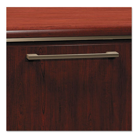 Image of Enterprise Collection 60w Double Pedestal Desk, 60w X 28.63d X 29.75h, Harvest Cherry (box 2 Of 2)