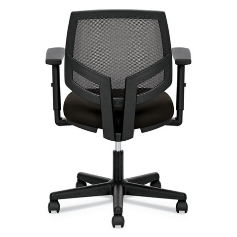 Image of Volt Series Mesh Back Task Chair, Supports Up To 250 Lbs., Black Seat/black Back, Black Base