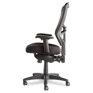 Alera Elusion Series Mesh High-back Multifunction Chair, Supports Up To 275 Lbs, Black Seat/black Back, Black Base