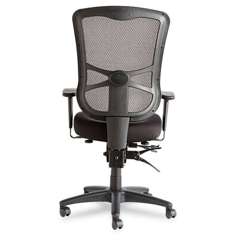 Image of Alera Elusion Series Mesh High-back Multifunction Chair, Supports Up To 275 Lbs, Black Seat/black Back, Black Base