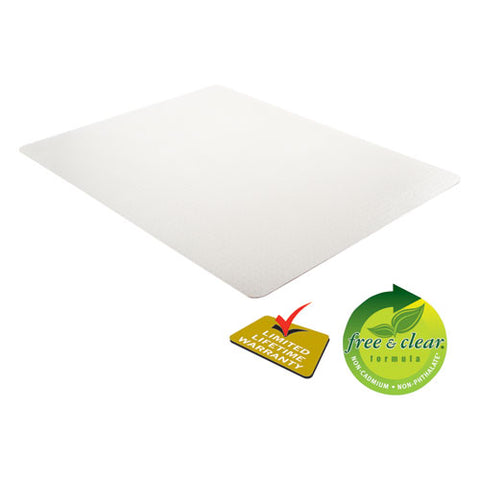 Image of Economat Occasional Use Chair Mat, Low Pile Carpet, Roll, 46 X 60, Rectangle, Clear